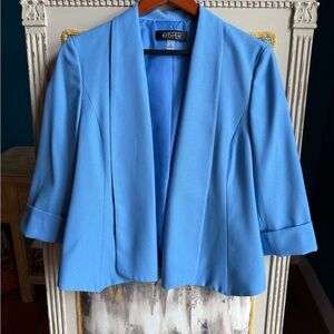 Kasper Women's Sky Blue Blazer